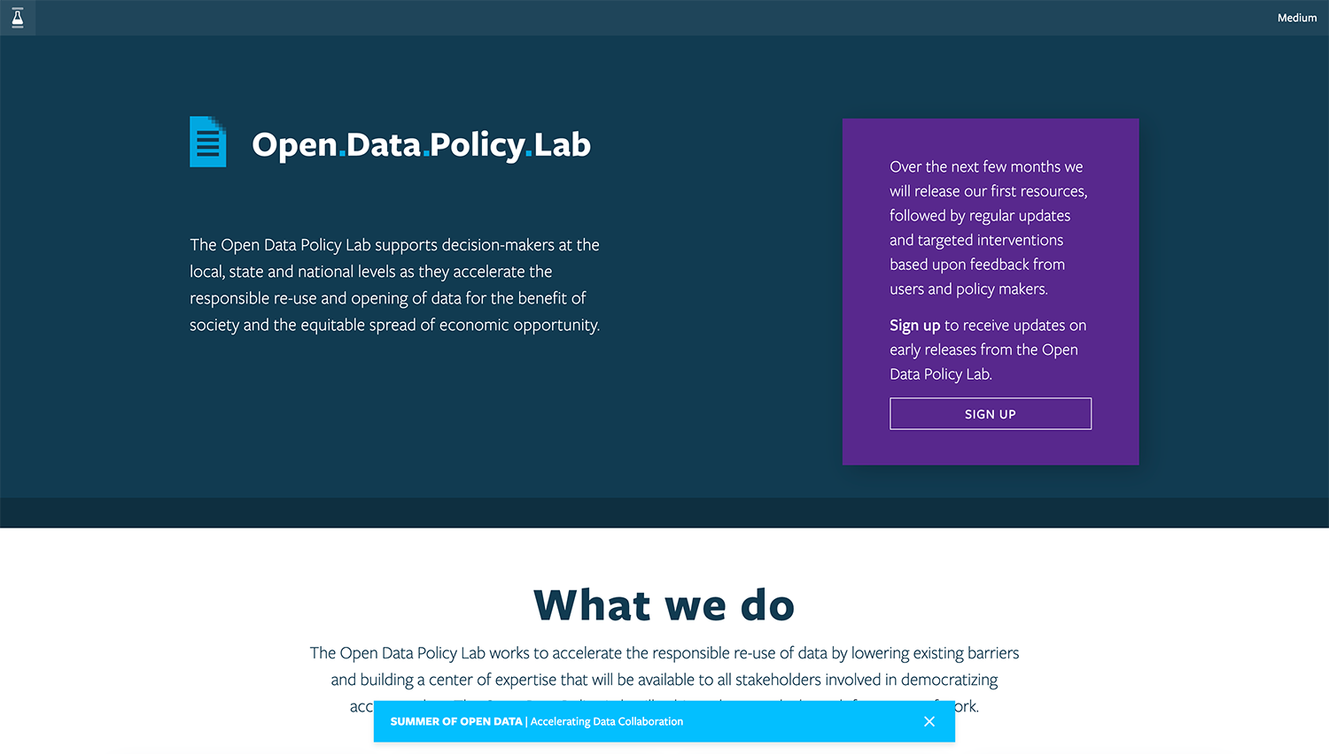 Open Data Policy Lab